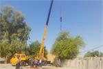 تعویض پمپ تاسیسات تأمین آب ۴ روستای بخش مرکزی دزفول​