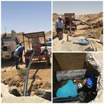 اصلاح شبکه و شکستگی های خط انتقال آب شهر آغاجاری برطرف شد