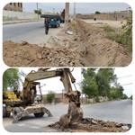 ترمیم خط انتقال آب روستایی و توسعه شبکه توزیع در گتوند