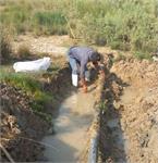 ایمن‌سازی بیش از 1 کیلومتر از خط انتقال آب در روستای ناصری شادگان