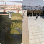 لایروبی و پاکسازی حوضچه های تصفیه خانه آب روستاهای آغاجاری