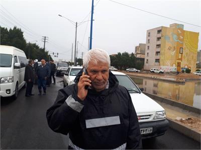 بازدید استاندار  از روند پیشرفت پروژه های اصلاح شبکه فاضلاب شهر اهواز