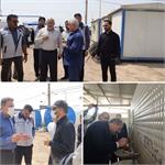 بازدید معاون پارلمانی وزیر نیرو به همراه مدیر عامل آبفا خوزستان از خدمات رسانی آبفا در پایانه مرزی شلمچه