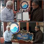 فرمانده قرارگاه منطقه ای کربلا با اهداء لوح تقدیری از  مدیر عامل آبفا خوزستان قدردانی کرد