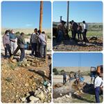 اجرای عملیات تعمیر و راه اندازی مجدد چاه تاسیسات روستای امین آباد بهبهان