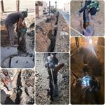 اصلاح بخشی از شبکه دفع فاضلاب بهبهان