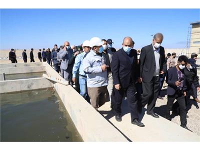 افتتاح تصفیه خانه فاضلاب شهرستان شادگان