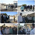 بازدید میدانی مدیرعامل آبفا خوزستان از پروژه های آبرسانی در حال احداث بهبهان