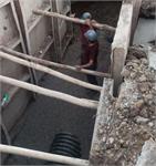 اجرای کلکتور خروجی فاضلاب کوی وحدت آبادان با هدف توسعه شبکه فاضلاب