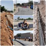 آغاز عملیات خط انتقال آب شرب مصرفی از تصفیه خانه تختی به شهر منصوریه