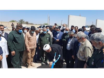 کلنگ زنی  آبرسانی به ۱۰ روستای شادگان