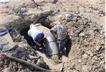 تعمیر فوری شکستگی خط انتقال آب در روستای کوت شنوف